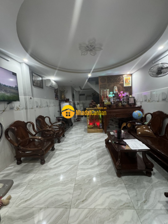 Hẻm ô tô thông, bình tiên, f8, q6, 2 tầng, 58 m2, 6.4 tỷ.