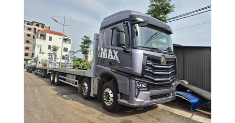 Xe nâng đầu chở máy chuyên dụng